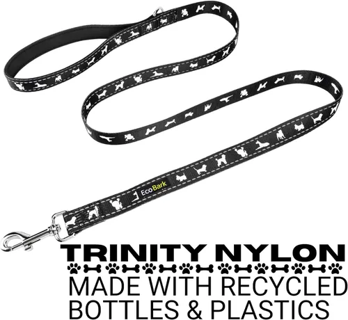 Vista 3 de EcoBark Correa para perro – Correas cómodas suaves y reflectantes con mango acolchado – Fuerte, duradera y resistente, entrenamiento y tracción