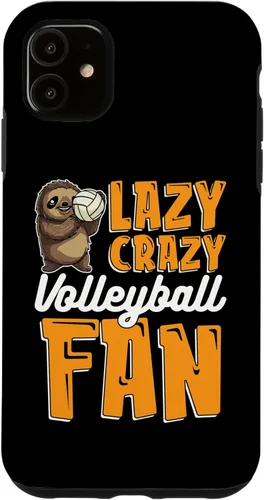 Vista 5 de iPhone 15 Voleibol Lazy Beach Vball - Funda de perezoso de voleibol