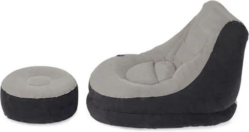 Vista 10 de Intex Ultra Lounge inflable con otomana