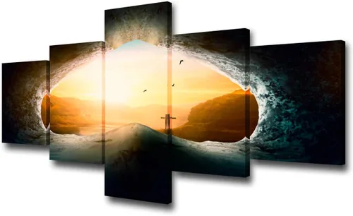 Vista 117 de TUMOVO Jesús Christian - Pintura sobre lienzo de 5 piezas