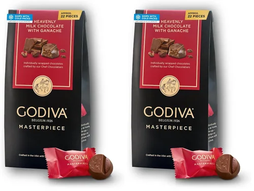 Vista 11 de Godiva Masterpiece - Bolsas de chocolate oscuro, centro de caramelo, 4