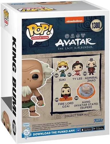 Vista 4 de POP! Animation: Avatar The Last Airbender- King Bumi Exclusive (Bundled with Compatible Box Protector Case)