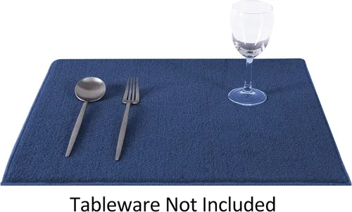Vista 3 de LUCKISS Tapete de microfibra reversible para secar platos, paquete de 2 almohadillas de secado súper absorbentes, tapete escurridor de platos