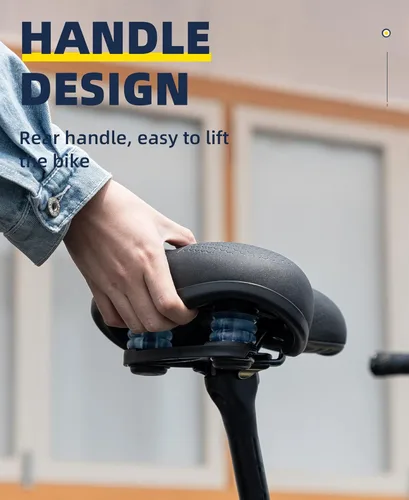 Vista 4 de ROCKBROS Asiento de bicicleta de espuma viscoelástica, sillín de bicicleta cómodo e impermeable para bicicletas de ciudad, MTB y carreras