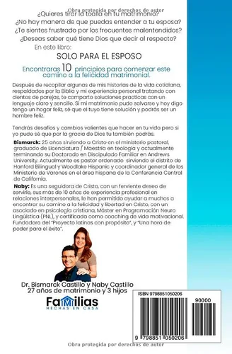 Vista 2 de 10 PRINCIPICOS QUE SALVARÁN TU MATRIMONIO SOLO PARA EL ESPOSO (Spanish Edition)