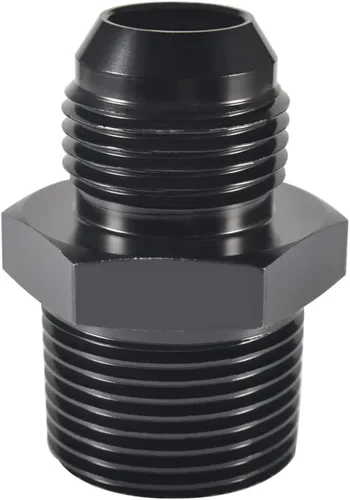 Vista 7 de Adaptador de tubería macho 4AN a NPT de 1/4 pulgadas, adaptador recto de aluminio de 4AN a 1/4 de pulgada NPT para accesorios de sistema