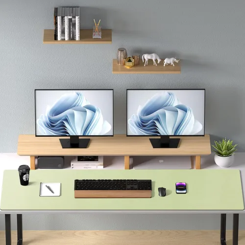 Vista 892 de Aothia Protector de escritorio de cuero, alfombrilla para mouse, alfombrilla de escritorio de oficina, 31.5 x 15.7 pulgadas, secante de escritorio