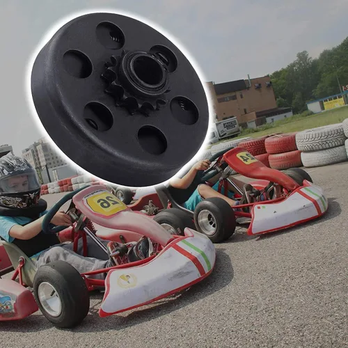 Vista 9 de Embrague Go Kart de 3/4" con diámetro 10T con cadena #40 41 420 para Go Kart Minibike Yerf-Dog karts con Tecumseh
