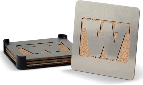 Vista 41 de YouTheFan NCAA Boasters, juego de posavasos de 4 piezas