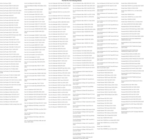 Vista 6 de Tusk Fundas para cinturón de seguridad UTV de 14 pulgadas, color negro para POLARIS RZR XP 4 1000 Premium 2022-2024