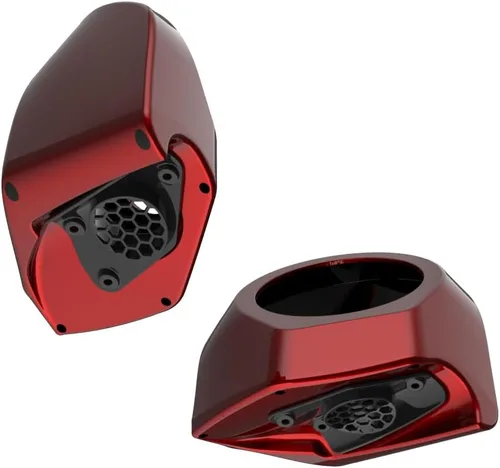 Vista 439 de Advanblack Alpine Green Tour Pack - Paquete de altavoces de 6.5 pulgadas, carcasa de audio trasera, color a juego, ajuste Harley King Tour Pack