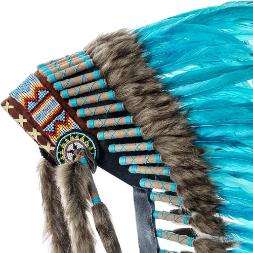 Vista 3 de Novum Crafts Tocado de plumas Inspirado en indios nativos americanos Elige
