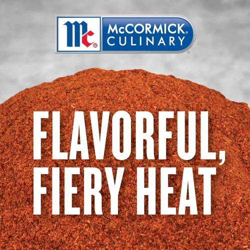 Vista 3 de McCormick Culinary Pimienta de Cayena Molida, 2.04 kg - Una Caja de 2.04 Kilogramos de Pimienta de Cayena en Polvo a Granel para Uso en la Cocina