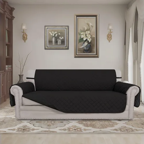 Vista 385 de Easy-Going - Funda reversible para sofá reclinable, resistente al agua, protector de muebles con correas elásticas, para mascotas y niños