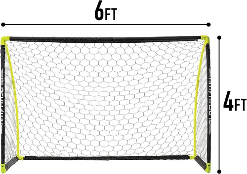 Vista 2 de Franklin Sports Blackhawk Set de fútbol portátil instantáneo 6 x 4