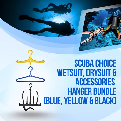 Vista 5 de Scuba Choice Percha para trajes de neopreno y trajes secos: percha resistente para BCD, trajes de neopreno y almacenamiento de equipos de buceo