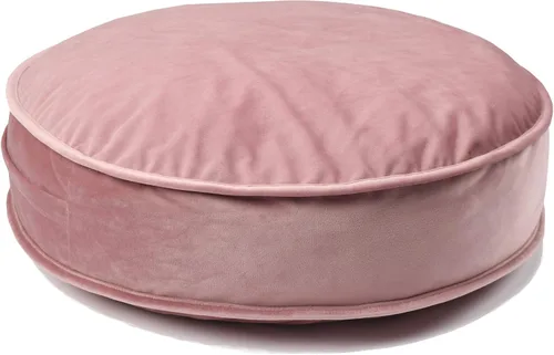 Almohadas de terciopelo para el suelo redondas, cojín de silla, almohada decorativa para sofá, puf suave para asiento, colchón, puf tipo bean bag