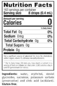 Vista 2 de MAGRINS Edulcorante líquido Stevia + Eritritol 2.2 fl oz