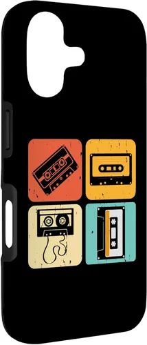 Vista 3 de Cassette Tape Music 70s 80s 90s Retro Playlist Case for iPhone 17