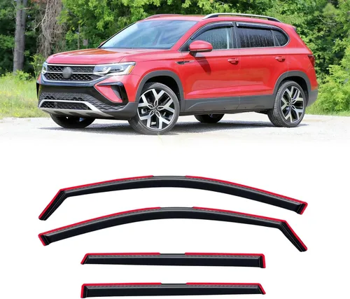 Vista 66 de Visera de ventana para Jeep Cherokee 1984-2001 (Excluye Modelo Limited), Protectores Guards Shields de lluvia de canal exterior, Deflector