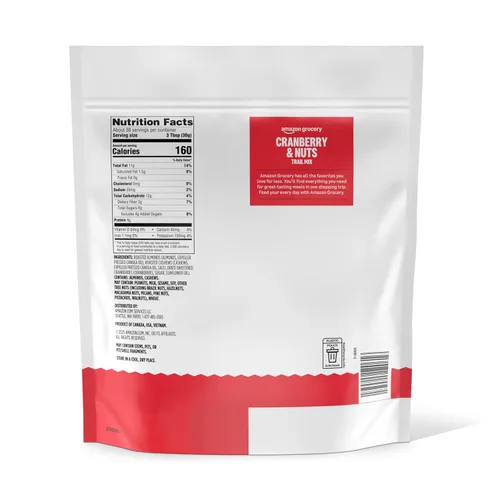 Vista 2 de Marca Yaxa – Happy Belly Mezcla de frutos secos y arándanos, 2.5 libras (paquete de 1)