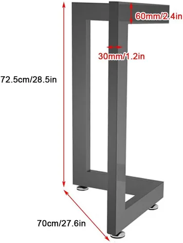 Vista 25 de Patas ajustables para muebles de hierro forjado, patas de mesa en forma de V, para escritorio, mesa de reunión, mesa de comedor, mesa de mesa/pie