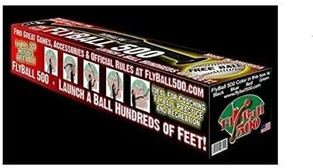 Vista 3 de NstaJam Flyball 500 - Ayuda de entrenamiento de béisbol juvenil para ejercicios de práctica de campo y campo de campo, lanzador de bolas de mosca