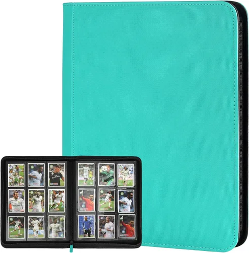 Vista 42 de GERMUN Carpeta Mini de Tarjetas de 1 Bolsillo, Carpeta de Tarjetas Coleccionables de 80 Bolsillos, Álbum Pequeño Premium de Colección de Tarjetas