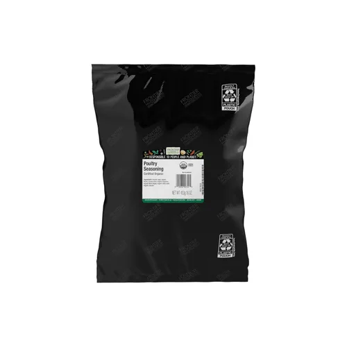 Frontier Co-op Condimento para aves de corral sin sal, bolsa a granel de 1 libra, mezcla de salvia, tomillo y cebolla, perfecto para aves de corral