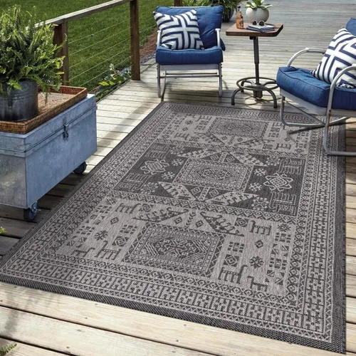 Vista 24 de Keen Home Design - Alfombra de pasillo para terraza al aire libre - 2x10 Lavable para interior/exterior para patio, cocina, balcón, playa, jardín