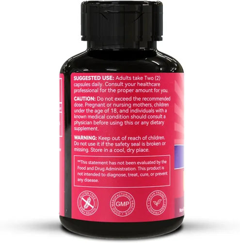 Vista 2 de Cápsulas de citrato de magnesio de 1250 mg, suplemento de citrato de magnesio de alta absorción con magnesio elemental, suplemento de magnesio extra