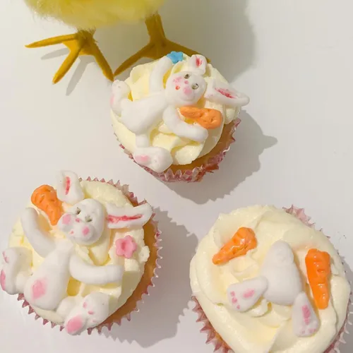 Vista 5 de Molde de silicona para fondant de conejo de Pascua, moldes de chocolate para decoración de pasteles, decoración de cupcakes, caramelo, azúcar, pasta