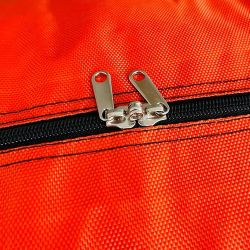 Vista 2 de DoYiKe Bolsa de lona de almacenamiento extra grande con cremalleras y asas, bolsa de lona plegable grande para viajes