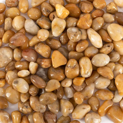 5 libras aprox. 130 piedras de río para plantas, piedras pulidas decorativas naturales para macetas, rocas suculentas, grava de acuario (0.8-1.6