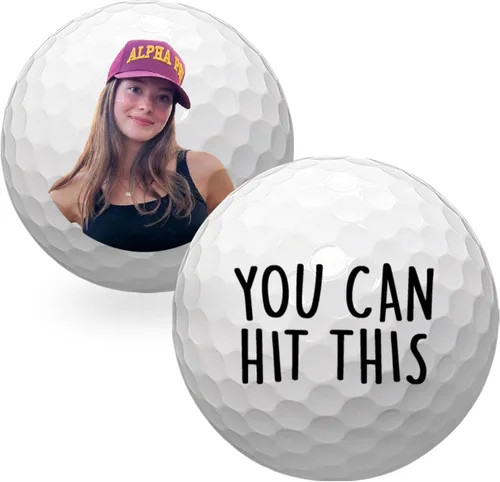Vista 14 de Pelotas de golf personalizadas de With Love From Julie para hombres - Bolas de golf personalizadas - Regalos personalizados de bolas de golf
