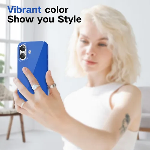 Vista 476 de Svanove para iPhone 7 Plus/ 8 Plus, funda de silicona, de goma suave brillante y gel de jey lindo, funda protectora de plástico simple y lisa