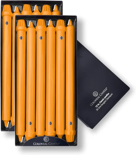 Vista 68 de Colonial Candle Handipt Collection - Vela cónica sin perfume, color blanco, 6 pulgadas, paquete de 12, hasta 4 horas de combustión