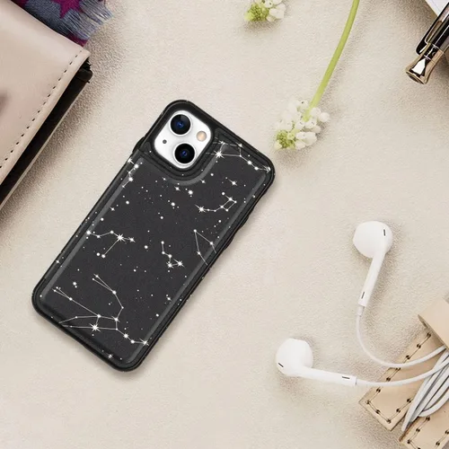 Vista 14 de LETO para iPhone 15 Pro Funda tipo cartera - Tapa tipo folio con patada - Diseños de moda - Tarjetero - Funda protectora para mujeres y niñas - 6.1