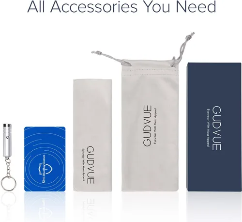 Vista 9 de GUDVUE Blue Light Glasses For Woman, Computer Reading/Gaming/Phones Glasses, Anti Glare/UV400/Eye Strain