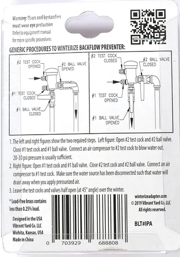 Vista 7 de Enchufe de estilo industrial a accesorios NPT macho Adaptadores para preparar para el invierno, el preventor de reflujo de reflujo