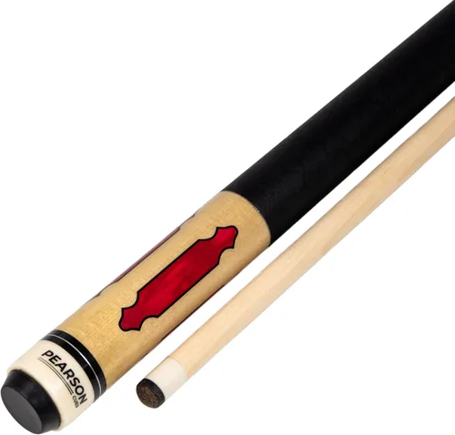 Vista 13 de PEARSON Cues League Series Pool Cue Stick Maple Wood Billiard Cue with Leather Grip, Stainless Steel Joint, Low-Deflection Shaft 18–21oz in