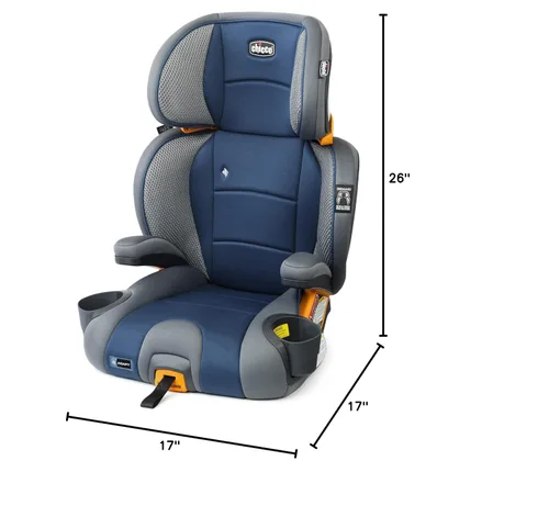 Vista 10 de Chicco KidFit Adapt Plus 2 en 1 Asiento Elevador de Posicionamiento del Cinturón para Automóvil, Asiento Elevador sin Respaldo y con Respaldo Alto