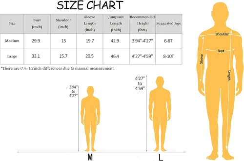 Vista 3 de Firecos Halloween Horror Killer Cosplay Jumpsuit Coveralls Costume Props Halloween Costume with Mask for Kids Boys