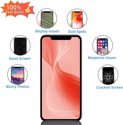 Vista 8 de for iPhone SE 2022/3rd Generation Screen Replacement Kit, 4.7" LCD Display 3D Touch Digitizer Assembly with Frame Adhesive and Repair Tools