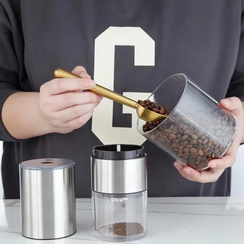 Vista 8 de Easyworkz Diego - Cafetera de café expreso para estufa, 6 tazas de 10 onzas, con mango largo hueco de acero inoxidable, cuchara medidora de 0.27