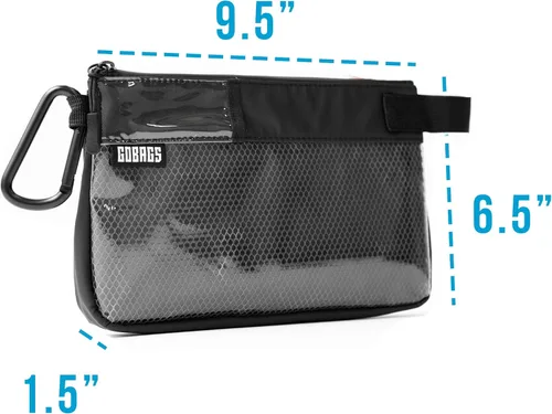 Vista 3 de GOBAGS Bolsas con Cremallera de Producción - Bolsa de Accesorios para Electrónicos y Cámaras - Organizador de Cables, Bolsa de Accesorios de Equipo