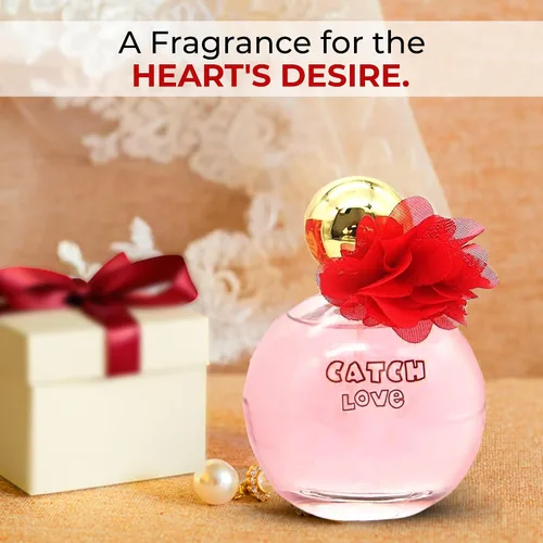 Vista 2 de AFLUXE Perfume de Mujer Catch Love & Fantastic Set Eau de Parfume Spray de Larga Duración Eau de Toilette Fresca para Mujeres 3.4 fl oz Cada Una