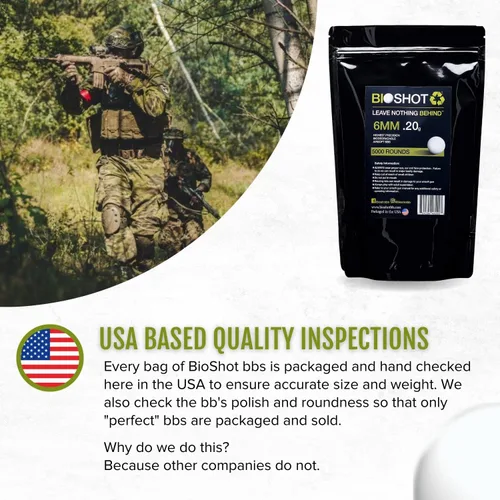 Vista 5 de Biodegradable Airsoft BBS - 0.01 oz 5000 rondas Super Slick Polish - Grado de competencia sin costuras para todas las pistolas y accesorios de 0.236