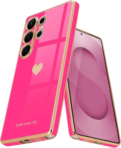 Vista 38 de Teageo para Samsung Galaxy A15 4G 5G Funda para mujeres y niñas, diseño de corazón de amor, lujoso brillo, cubierta trasera suave, parachoques