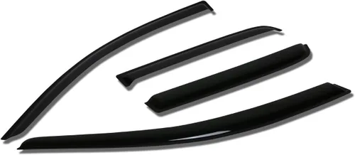 Vista 10 de Auto Dynasty 4 protectores de lluvia con cinta adhesiva para ventana compatibles con Mitsubishi Endeavor 2005-2011, protectores de lluvia, deflector